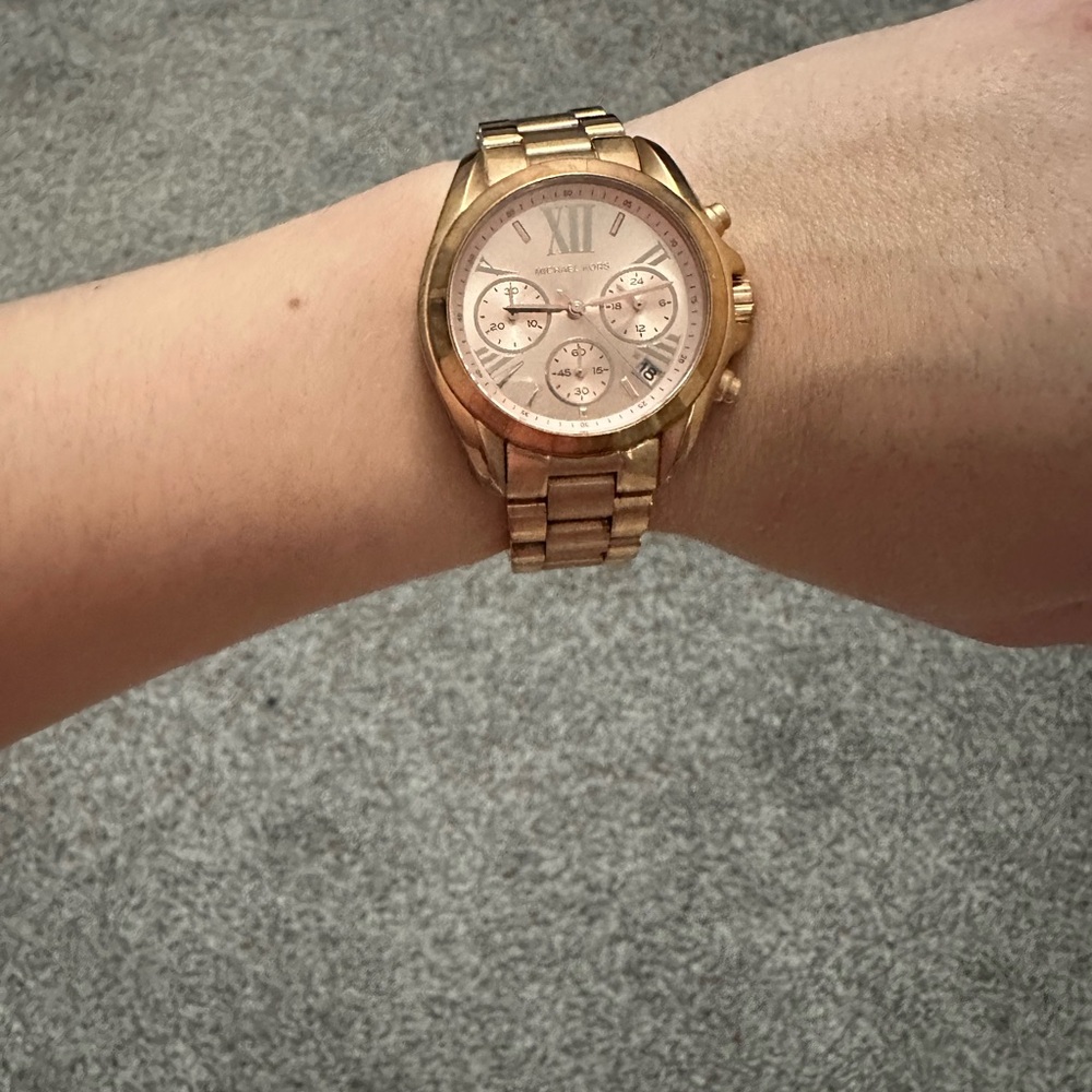 Michael Kors Rose Gold Chronograph Watch